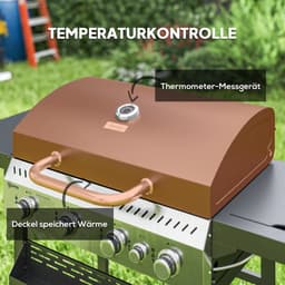 Gas BBQ 5 branders 135 x 55 x 103 cm — thumbnail 3