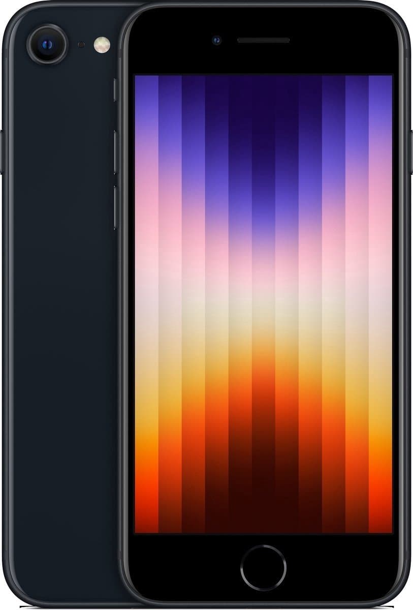 Apple iPhone SE 2022 64GB Midnight — afbeelding 1
