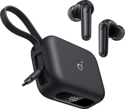 soundcore P41i adaptieve earbuds met noise cancelling - Draagbare oplader en Lightning-adapter - 12 uur speeltijd - 192 uur met case - 6 microfoons voor heldere gesprekken - IPX5 draadloze Bluetooth earbuds - Bluetooth 5.3 — thumbnail 5