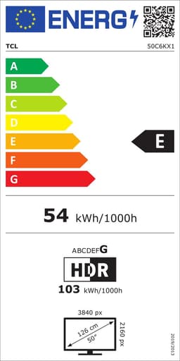 TCL C6K 50C6K - 50 inch - 4K QD-MiniLED - 2025 — thumbnail 2