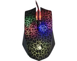 A4Tech Bloody - Muis - USB Type-A - Laser 6200 DPI Ambidextrous - Blazing A70 geactiveerd