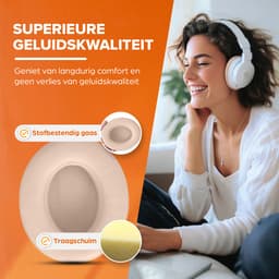 Oorkussens geschikt voor Beats By Dr. Dre Studio 2.0/3.0 wireless - Koptelefoon oorkussens voor Beats Studio goud — thumbnail 2