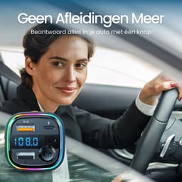 DirectGoods® FM Transmitter Bluetooth – Bluetooth Transmitter - USB-C Snellader - Carkit — thumbnail 5