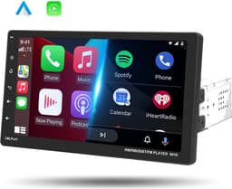 Boscer 1Din Autoradio - Apple Carplay & Android Auto - 9 inch HD verstelbaar scherm - USB, Aux, Bluetooth - Achteruitrijcamera & Microfoon — thumbnail 1