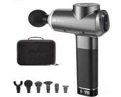 Massage Gun Deep Tissue MFU M3 Dual Trial Ultra Steady Hand Massager Professionele Pijnbestrijding 3200bpm 6 snelheden (Zwart)