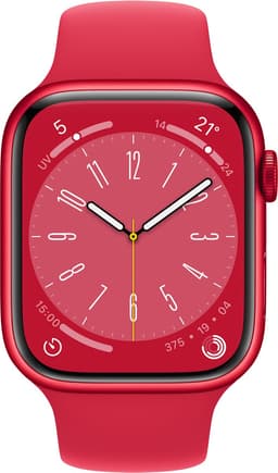 Apple Watch Series 8 - 4G - 45mm - Rood Aluminium — thumbnail 1
