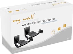 Ophangbeugels voor Luidsprekers - Tot 25kg - Breedte verstelbaar - Bevestiging aan muur - Zwart — thumbnail 3