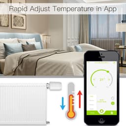 MOES Tuya ZigBee Slimme Radiator Thermostaat - Slimme Radiatorknop - Tuya Smart Life - Werkt alleen met ZigBee router — thumbnail 4