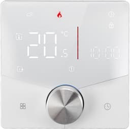 Slimme Thermostaat - WiFi Thermostaat APP Thermostaat - Energie Besparen - App Bediening - 41-95 Graden F - Wit — thumbnail 1