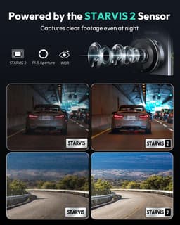 Solidchoice - 4K Dashcam met Nachtzicht en GPS, Inclusief 64GB SD Kaart — thumbnail 2