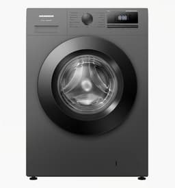 Heinner HWM-HME612IVSMTGA+++ Slim Wasmachine – 6 kg – 1200 tpm – Energieklasse A – Inverter Motor – 15 Programma’s – Stoom – 15 Min Snelprogramma – Digitaal Display – Kinderslot – Titaniumgrijs — thumbnail 1