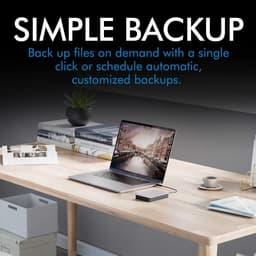 Externe Harde Schijf - Draagbare Opslag - Data Back-up - Gemaakt van Gerecycled Materiaal - 4TB - Zilver — thumbnail 4