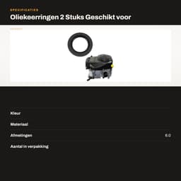 Dailygoods- Oliekeerringen 2 Stuks - Compatibel met Kawasaki FH601V/FH641V/FH680V - Krukas - Afdichtingsonderdeel - Blokkeert olielekkage - Motorafdichting — thumbnail 4