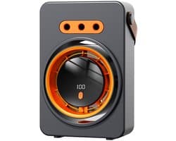 Mobiele airconditioner - mini-luchtkoeler, mini-ventilator, USB, luchtkoeler met verdampingskoeling met 5 snelheden, luchtbevochtiger luchtreiniger voor thuis, kantoor, reizen - zwart