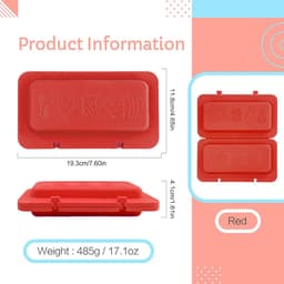Sandwichmaker Magnetron - Kaassmelter Panini - Snel Ontbijt Maken - Geïntegreerde Verwarming - 45x12x45 cm - Rood — thumbnail 3