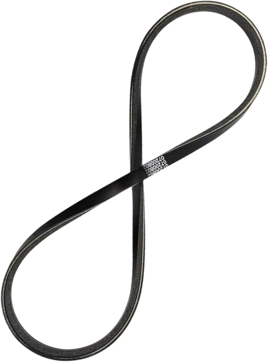 Vervangingsriemen - Grasmaaier onderdelen - Gazononderhoud - Duurzaam rubber - 1/2X38 5/16 - Zwart — afbeelding 1