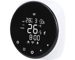 Slimme Thermostaat - Temperatuurregelaar WiFi - Comfort Thuis - Afstandsbediening App - Wandmontage - Wit
