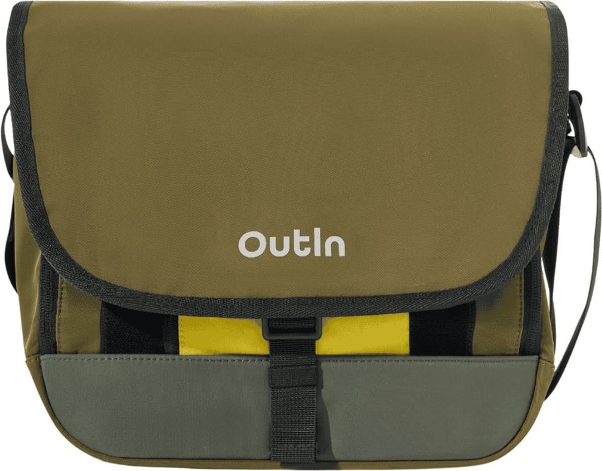 OutIn Flex Messenger Draagbare Koffietas | Geschikt Voor OutIn Nano Mino & Fino | Waterafstotend Nylon | 11 Inch Tabletvak | Crossbody Tas | Waterdicht Binnenvak | Reistas Voor Koffie Accessoires | Trolleyband | Fiets En Auto Gebruik — afbeelding 1