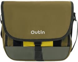 OutIn Flex Messenger Draagbare Koffietas | Geschikt Voor OutIn Nano Mino & Fino | Waterafstotend Nylon | 11 Inch Tabletvak | Crossbody Tas | Waterdicht Binnenvak | Reistas Voor Koffie Accessoires | Trolleyband | Fiets En Auto Gebruik