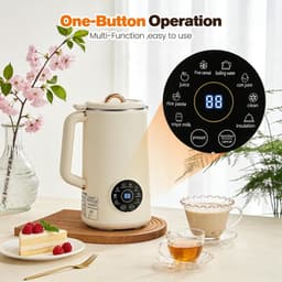 SnelShoppen - Nut Milking Machine 1000 ml - 8-in-1 Plantaardige Melk Machine - Automatische Warmhoudfunctie en Zelfreinigend - Multifunctionele Oat Mi — thumbnail 5