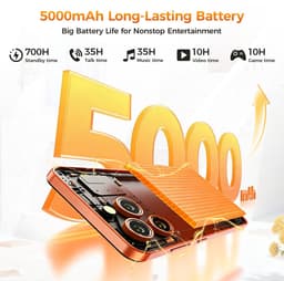 OUKITEL C17 Smartphones 4G-Android16-12 RAM-32 ROM/1TB-6.52 inch HD-5000mAh-13MP camera — thumbnail 5