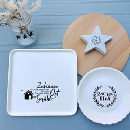 Set van 8 rub-on stickers met spreuken op transferfolie voor het decoreren van kaarsen en meubels, ideaal als creatieve vakantiegeschenken — thumbnail 5
