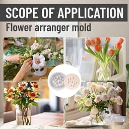 Siliconen mal met honingraatpatroon voor het gieten van kaarsen en het maken van bloemstukken, inclusief huizen en spiraalsteelhouder voor creatieve decoratie — thumbnail 3