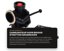 Carburateur met Pakking - Carburateur Synchronisatie Set - Carburateur Afstelgereedschap - Voor Briggs&Stratton - Lengte 110 mm - Hoogte 68 mm - Motorcarburateur
