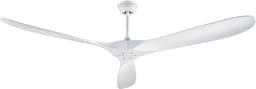 COVREO Plafondventilator 182,3 cm wit hout, 3 bladen met afstandsbediening — thumbnail 1