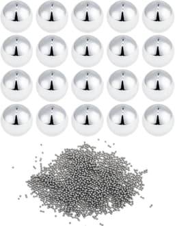 A ABSOPRO 1 mm ball bearings ball bearings steel G100 precision ball silver tint 1500 pieces - ShopVlot — thumbnail 1