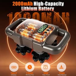 Massagepistool met 28 koppen - draadloos mini-massageapparaat - 6 modi en 20 snelheden - ShopVlot — thumbnail 4