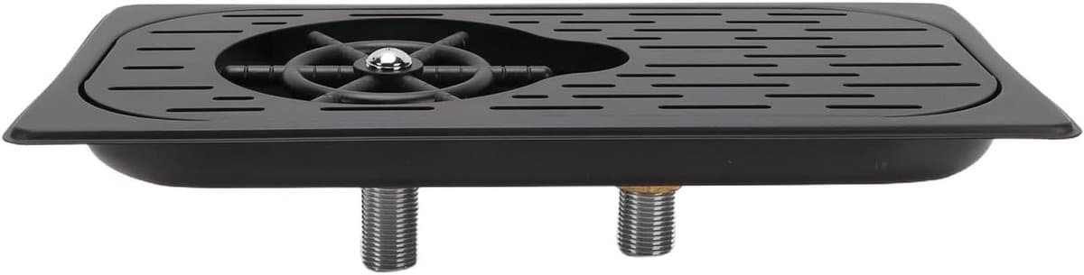 Glazen Rinser - Flessenwasser - Snel Glazen Spoelen - Hogedruk Reiniging - 39x22.5x9.5 cm - Zwart — afbeelding 1