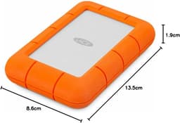 Externe Harde Schijf - Mobiele Opslag - Bestanden Opslaan - Schok Regen Drukbestendig - 2 TB - Oranje — thumbnail 2