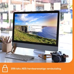 Externe Harde Schijf - Opslagapparaat - Bestanden Opslaan - Hardware Encryptie - 8 TB - Zwart — thumbnail 3