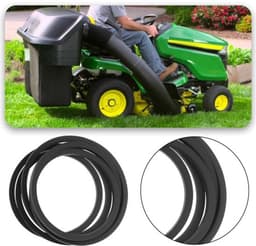 Aandrijfriem Rubber - Compatibel met John Deere LT150/LT160/LT170/LT180 - Slijtvast - Hoge temperatuur weerstand - 1 stuk - Zwart - Grasmaaier Riem — thumbnail 4