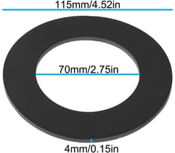 Dailygoods- Koppelingsvoering 115 x 70 x 4 mm - Geschikt voor zelfrijdende grasmaaiers - Duwende grasmaaiers - Krachtoverbrenging - Onderbreking - Hoogwaardig materiaal - Grasmaaieronderdeel — thumbnail 4