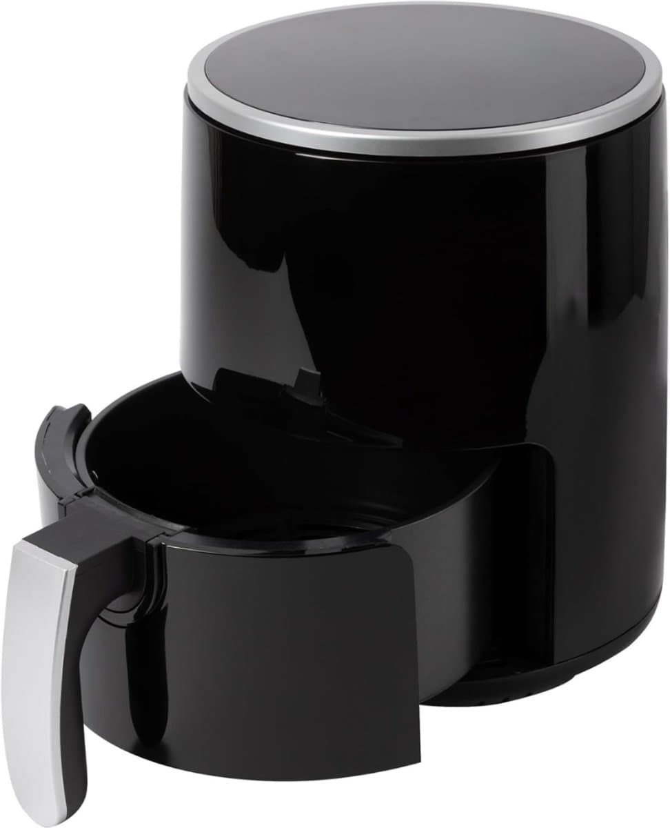 QIN® Mini airfryer - Airfryer - Airfryer klein - Zwart - 28cm x 22cm x 29cm — afbeelding 1