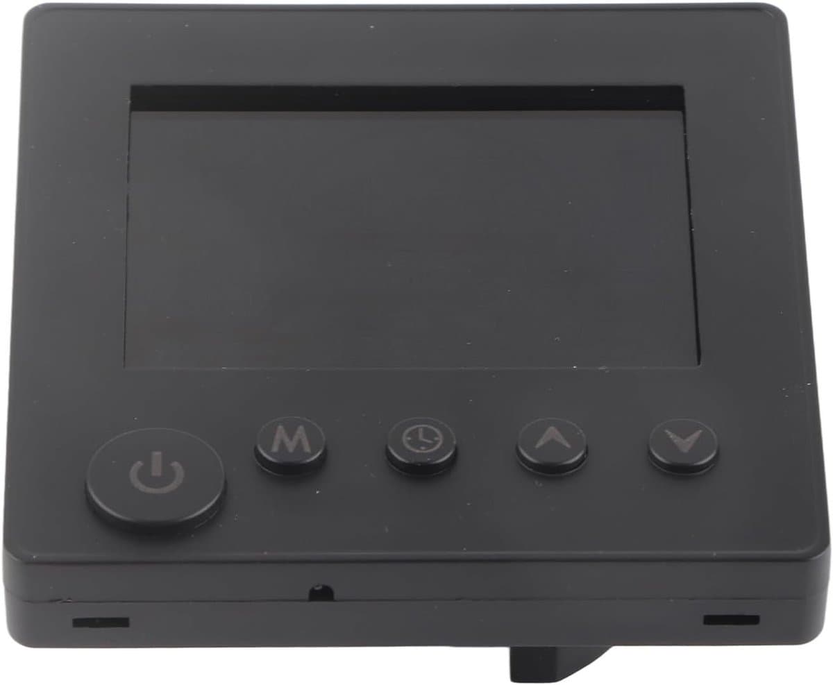 Slimme Thermostaat - Programmeerbare Regelaar - Comfortabel Wonen - App Bediening - 41x86x86 mm - Zwart — afbeelding 1