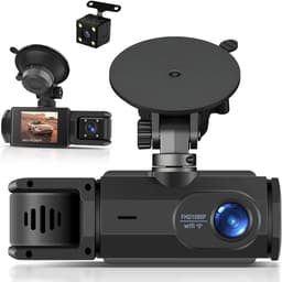 Dashcam met achteruitrijcamera 1080P Full HD - Met WiFi & app - Nachtzicht en parkeerstand - Voor alle voertuigen — thumbnail 1