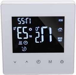 Intelligente Thermostaat - Slimme Regelaar - Temperatuur Beheren - Dubbel Display - 16A 3500W - Wit — thumbnail 1