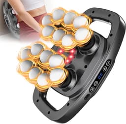 SnelShoppen - Massage Gun met 16 Koppen, 3 Modi & 30 Intensiteiten – Elektrische Diepe Weefselmassage voor Ontspanning van Rug, Benen & Nek — thumbnail 1