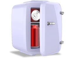 SP® Mini Koelkast - 4L Capaciteit - Minibar - Skincare Koelkast - Paars - 27cm x 19cm x 29cm