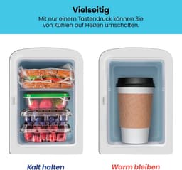 Mini Koelkast 4L - Koelen en Verwarmen - Compact - AC/DC - Voor Auto, Kantoor en Slaapkamer — thumbnail 5