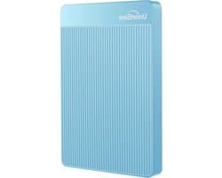 Externe Harde Schijf - Draagbare Opslag - Bestanden Opslaan - Razendsnelle Overdracht - 500 GB - Blauw