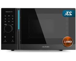 Magnetron met Grill - Oven Combimagnetron - Snel Eten Verwarmen - Touchscreen Bediening - 23 Liter - Zilver