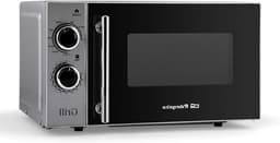 Magnetron met Grill - Compacte Oven - Snel Eten Bereiden - Roestvrij Staal - 20 Liter - Grijs — thumbnail 1