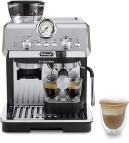De’Longhi La Specialista Arte - pistonmachine met MyLatte Art-stoompijpje en Active Temperature Control - Metaal/Zwart - EC9155.MB — thumbnail 1
