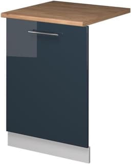 Vaatwasserpaneel - Keukenfront - Keuken Inrichten - Soft-close scharnieren - 60 cm breed - Donkerblauw hoogglans — thumbnail 1
