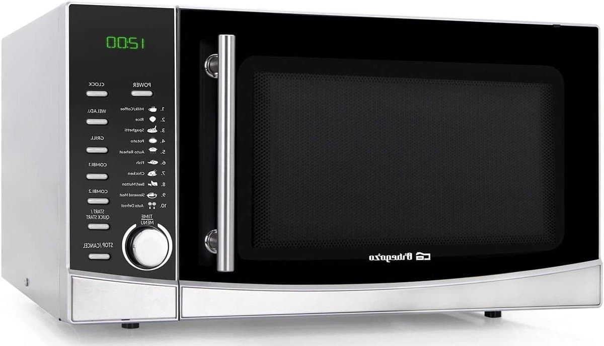 Grill Magnetron - Oven Combinatie - Snel Koken - Grote Inhoud - 34 Liter - Grijs — afbeelding 1