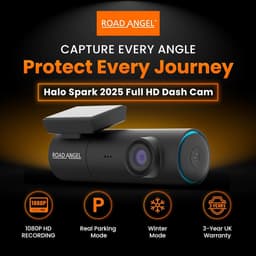 SnelShoppen - Road Angel Halo Spark Dashcam Auto Camera - 1080p HD Dashcam voor Auto - Afleidingsvrij Design - Veiligheid, Verkeersopnames, Nachtzicht — thumbnail 5